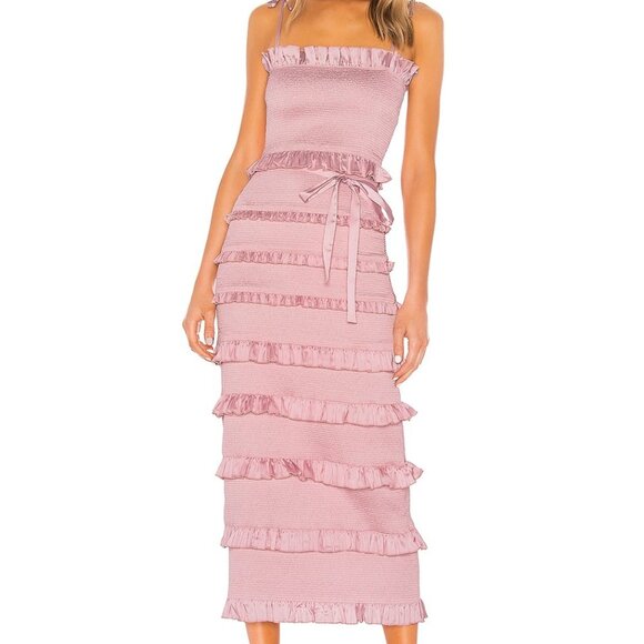 V.Chapman Lily Dress in Pink Parfait